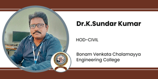 Bonam Venkata Chalamayya Engineering College, HOD-CIVIL: Dr.K.Sundar Kumar Interview